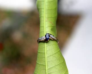 14k, Sapphire & Diamonds