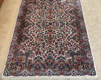 Lot #13 - Karastan Floral Kirman Area Rug