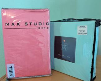 Lot #169 - Max Studio Home and Cynthia Rowley Full Sheet Set Lot