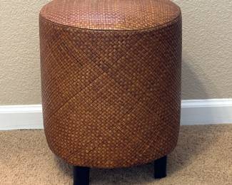 Lot #133 - Handwoven Natural Material Ottoman Stool