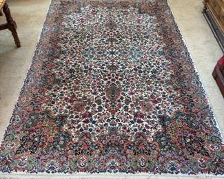 Lot #28 - Karastan Floral Kirman Area Rug