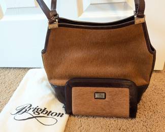 Lot #234 - Brighton Calf Hair and Leather Purse and Wallet