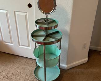 Lot #178 - Pottery Barn Teen Rolling Makeup Cart