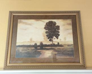 Lot #103 - Patrick Vincent Berry Framed Landscape Print