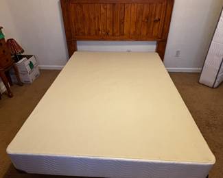 Lot #184 - PotteryBarn Full Size Bed Frame With Boxspring