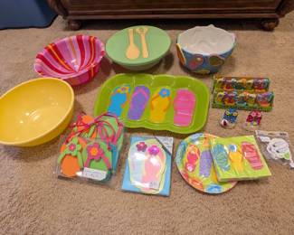 Lot #124 - Colorful Summer Party Supplies