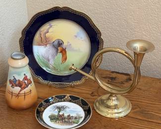 Lot #3 - Vintage Decorative Auction Lot: Hunting Theme