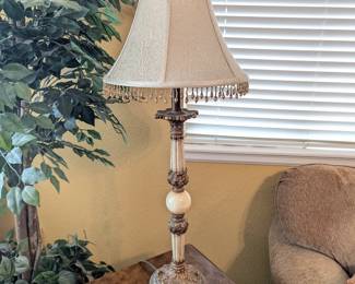 Lot #96 - Vintage Berman Table Lamp With 3-Way Switch