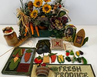 Lot #75 - Vegetable Decor Lot
