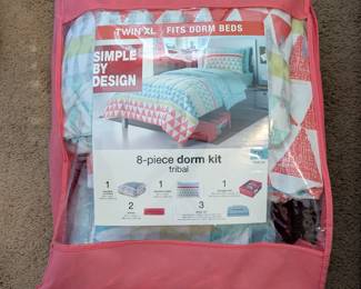 Lot #166 - Simple By Design 8-Piece Dorm Kit - Tribal