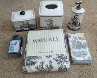 Lot #213 - Waverly Country Life Bathroom Accessories