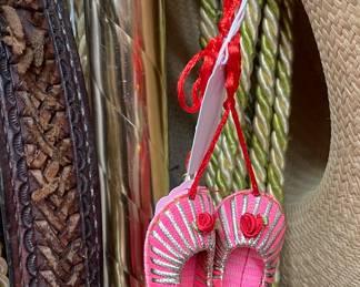 Assorted Cording Curtain Tie Backs, Oriental Good Luck Mirror Decor'