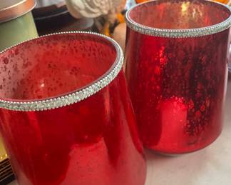 Mercury Glass Red Decor'