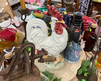 Ceramic Rooster, Assorted Decorative Household Items