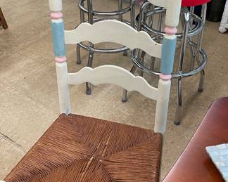 Woven Ladder Back Chair