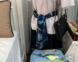 Dressed Up Mannequin, Travel Suitcase