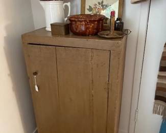 Nice size cupboard in paint.