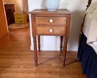 Two drawer stand in original surface