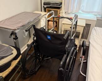 Medical supplies, wheel chair, etc