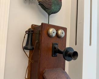 oak wall telephone