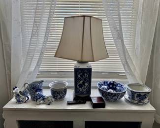 Blue & White porcelain and pottery items!