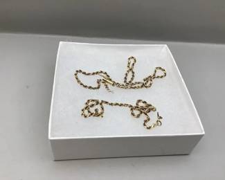14K Gold Scrap Necklace (broke)