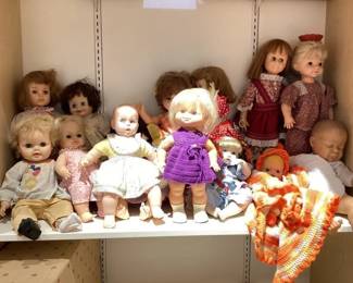 Variety of vintage dolls available