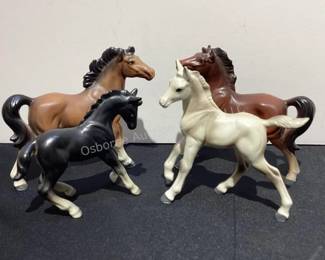 Vintage horse figurines