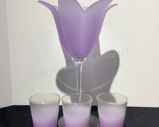 Vintage glasses & vase