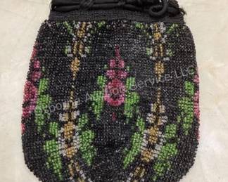 Beaded satchel