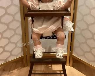 Zook doll & highchair
