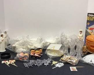 Vintage cake decorating supplies