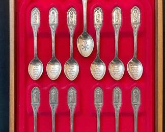 Sterling Silver Apostle Spoon Set
