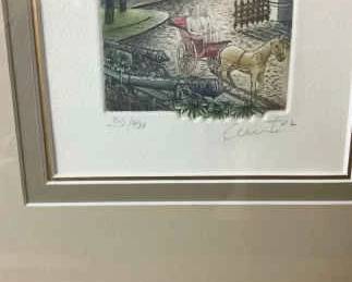 Original Paul Cloutier Etching