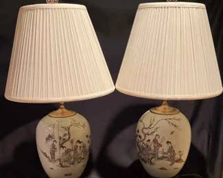 Asian Lamp Duo