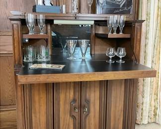 Wooden Bar Cabinet