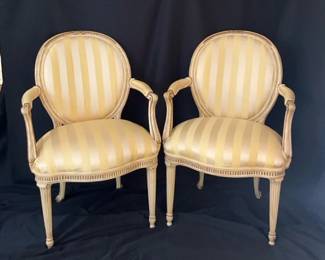 Striped Dining Chairs