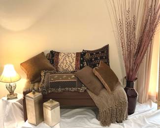 Brown Ottoman Chair