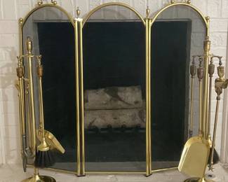 A Golden Fireplace