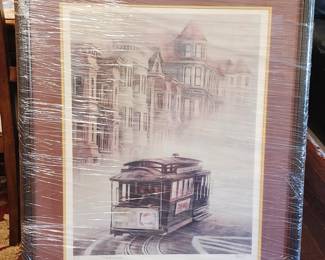 $350 John Kelly large framed lithograph San Francisco artist proof 