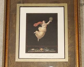 $150 Master Raphael etching reproduction of fresca in Vatican 