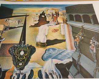 $200 Salvador Dali plate signed vintage Lithograph  
