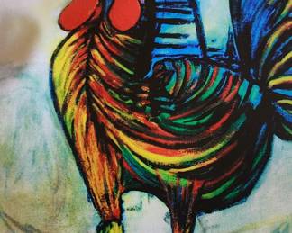 $30 Picasso rooster giclee on canvas