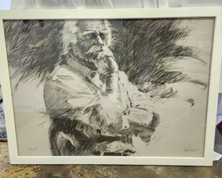 $800 Aldo Loungo serigraph artist proof 