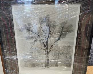 $500 Ansel Adams framed lithograph, amazing matting, unique find 31 x 41 inches