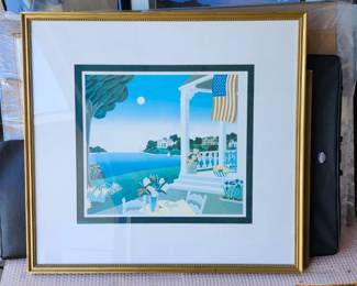 $200  very large nicely matted Thomas McKnight 