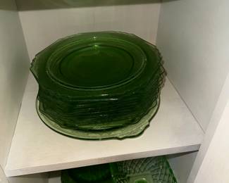Depression Glass - Multiple Colors, Pink, Ruby, Combat, Green (Uranium)
