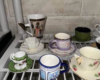 Collection of Teacups and Saucers