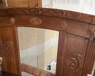 Detail of Wall Mounted Hall Stand