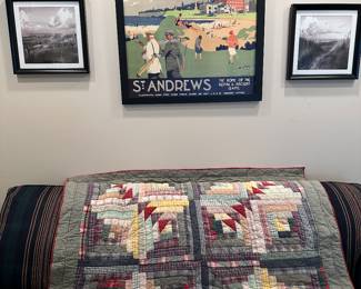 Log Cabin Quilt - Framed Photography & Framed Seriographs